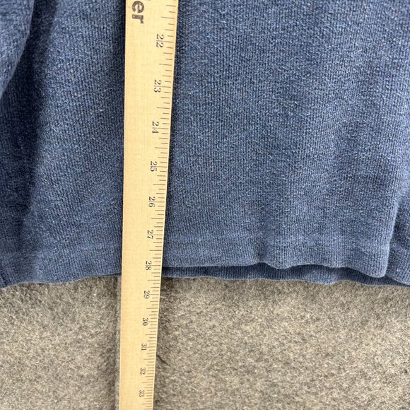 Polo Ralph Lauren Pullover Mens Large Blue Quarter Zip Fleece Sweater Fleece - Picture 7 of 10